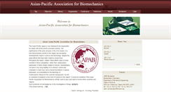 Desktop Screenshot of apbiomech.org