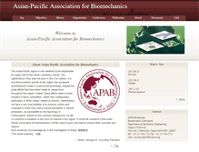 Tablet Screenshot of apbiomech.org